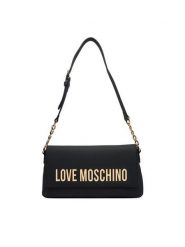 LOVE MOSCHINO Torebka JC4109PP1OKD0000 Czarny. Czarne torebki do ręki damskie Love Moschino, bez wzorów, ze skóry, bez dodatków. Za 809.99 zł.