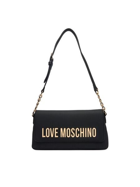 LOVE MOSCHINO Torebka JC4109PP1OKD0000 Czarny. Czarne torebki do ręki damskie Love Moschino, bez wzorów, ze skóry, bez dodatków. Za 809.99 zł.