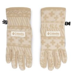 Rękawiczki Damskie Columbia. Brązowe rękawiczki damskie Columbia, bez wzorów, z dzianiny. Za 149.99 zł.