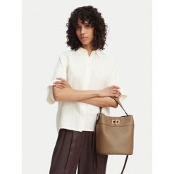 Torebka Furla. Brązowe torebki do ręki damskie Furla, bez wzorów, klasyczne, bez dodatków. Za 1,619.00 zł.