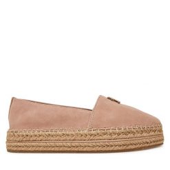 Espadryle Tommy Hilfiger. Brązowe espadryle damskie Tommy Hilfiger, bez wzorów, bez obcasa, bez zapięcia. Za 279.99 zł.