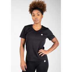Neiro Bezszwowe Koszulka - Czarny. Czarne koszulki sportowe damskie GORILLA WEAR, m, bez wzorów, sportowe, bez kołnierzyka. Za 191.00 zł.