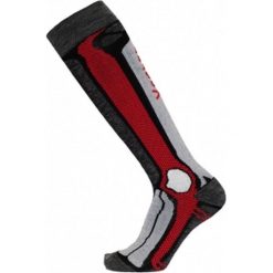 Skarpety sportowe - Marmolada - Skarpety turystyczne - Wełna Merino. Czerwone skarpety damskie APASOX, bez wzorów, z wełny. Za 129.95 zł.