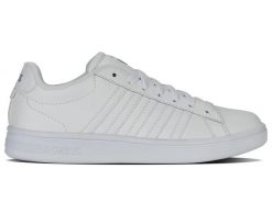 Buty K-Swiss COURT TIEBREAK II (94413-100-M). Białe obuwie sportowe damskie K-SWISS, bez wzorów, na fitness i siłownię. Za 179.00 zł.