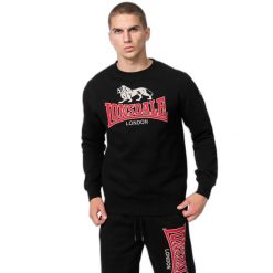 Klasyczna bluza z okrągłym dekoltem Lonsdale Lawins. Czarne bluzy męskie Lonsdale, m, bez wzorów, z bawełny, bez kaptura. Za 315.50 zł.