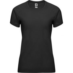 Damska Koszulka Sportowa Z Krótkim Rękawem Bahrain. Czarne koszulki sportowe damskie ROLY, l, bez wzorów, bez kołnierzyka, bez ramiączek, trekkingowe. Za 25.99 zł.