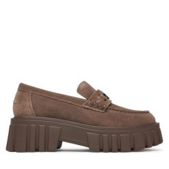 Loafersy REPLAY. Brązowe mokasyny damskie Replay. Za 609.99 zł.