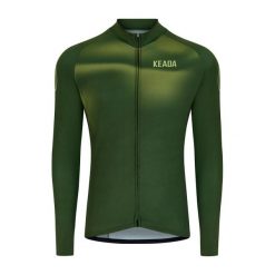 Męska koszulka rowerowa z długim rękawem - Onwards Four. Zielone bluzy męskie KEADA SPORTS, m, bez wzorów, bez kaptura. Za 332.00 zł.
