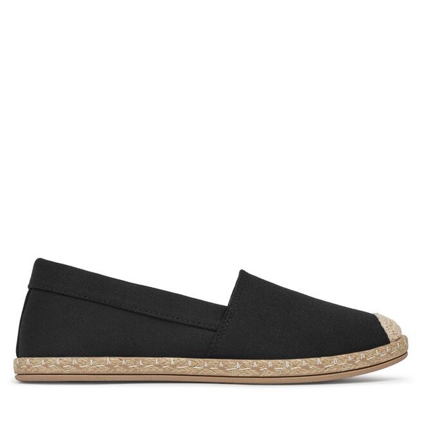 Espadryle JENNY. Czarne espadryle damskie Jenny, bez wzorów, bez obcasa, bez zapięcia. Za 48.99 zł.