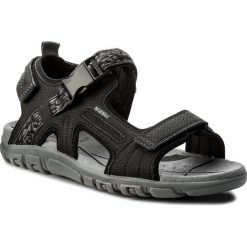 Sandały GEOX - U S.Strada A U8224A 00050 C9997 Black. Czarne klapki męskie Geox, z materiału, klasyczne. W wyprzedaży za 239.00 zł.