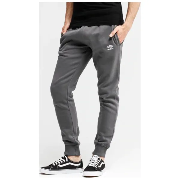 Umbro Spodnie Fw Tapered Fleece , szary, rozmiar S. Szare spodnie materiałowe męskie Umbro, m, bez wzorów, z bawełny. W wyprzedaży za 63.99 zł.