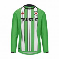 Koszulka domowa z długim rękawem Red Star FC Kombat 2023/24. Białe koszulki sportowe męskie Kappa, bez wzorów, bez kołnierzyka, bez ramiączek, do piłki nożnej. W wyprzedaży za 276.50 zł.
