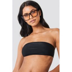 NA-KD Swimwear Góra bikini bandeau z teksturą - Black. Czarne bikini damskie NA-KD Swimwear. Za 72.95 zł.