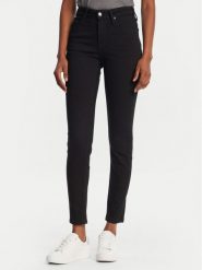 Lee Jeansy Scarlett 112365072 Czarny Skinny Fit. Czarne jeansy damskie Lee. Za 360.00 zł.