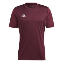 Koszulka męska adidas Tabela 23 Jersey. Brązowe koszulki sportowe męskie Adidas, l, bez wzorów, z jersey, bez kołnierzyka, bez ramiączek, do piłki nożnej. Za 67.99 zł.