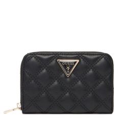 Portfel Guess. Czarne portfele damskie Guess, z aplikacjami. Za 189.99 zł.
