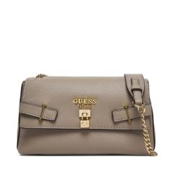 Torebka Guess. Brązowe torebki do ręki damskie Guess, z aplikacjami, klasyczne, bez dodatków. Za 589.99 zł.