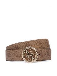 Guess Pasek BW9497 P6435 Brązowy. Brązowe paski damskie Guess, z aplikacjami. Za 234.99 zł.