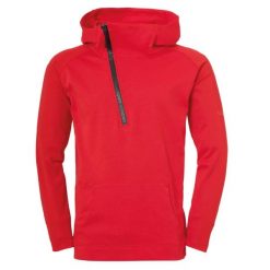 Bluza z kapturem Uhlsport Essential pro. Czerwone bluzy męskie Uhlsport, m, bez wzorów, z bawełny, z kapturem. Za 257.00 zł.