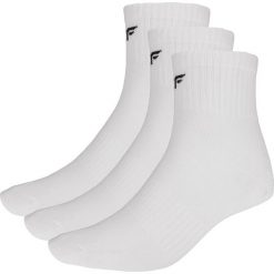 Skarpetki damskie (3 pary) SOD302A - biały+biały+biały. Skarpety damskie marki 4f. Za 34.99 zł.