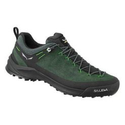 Buty trekkingowe męskie Salewa Wildfire Leather. Zielone trekkingi męskie Salewa, trekkingowe. Za 699.99 zł.