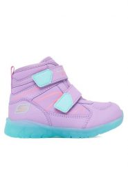 Skechers Śniegowce Illumi-Brights 319310N LVMT Fioletowy. Fioletowe buty zimowe dziewczęce Skechers, ze skóry, bez zapięcia. Za 179.99 zł.