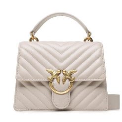 Torebka PINKO. Szare torebki do ręki damskie Pinko, bez wzorów, klasyczne, bez dodatków. Za 1,049.00 zł.