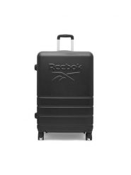 Reebok Walizka duża RBK-WAL-001-CCC-L Czarny. Czarne walizki męskie Reebok, bez wzorów, z tworzywa sztucznego, duże. Za 299.99 zł.