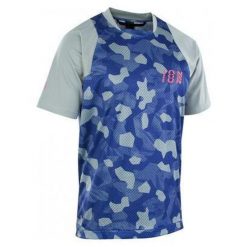 Koszulka rowerowa męska ION Scrub tidal green. Niebieskie koszulki sportowe męskie ION, m, bez wzorów, bez kołnierzyka, bez ramiączek, rowerowe. Za 179.99 zł.