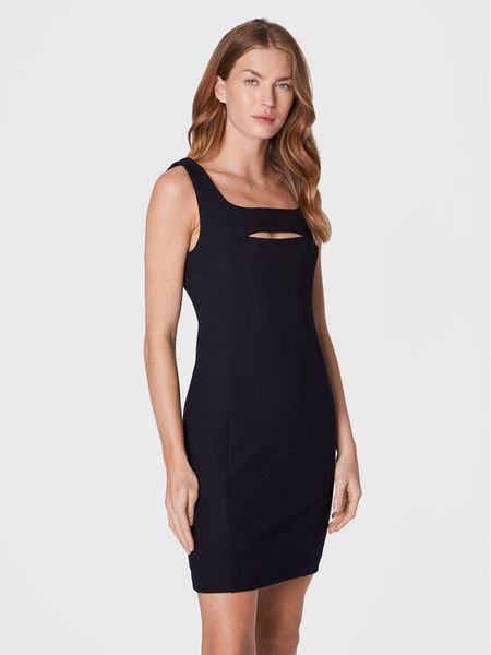 Marciano Guess Sukienka koktajlowa 2YGK52 6869Z Granatowy Slim Fit. Niebieskie sukienki damskie Marciano Guess, z aplikacjami, z syntetyku, wizytowe, bez kołnierzyka, bez ramiączek. Za 1,269.00 zł.