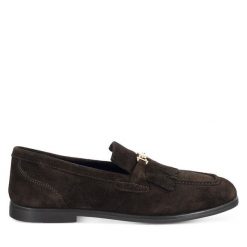 Loafersy Gant. Brązowe mokasyny damskie GANT. Za 549.99 zł.