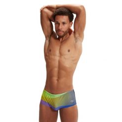 Majtki Speedo Allover Digi 14 Cm – Czarno-Fioletowe – Rozmiar 26. Czarne kąpielówki męskie Speedo, m, bez wzorów, do pływania. Za 1,110.58 zł.