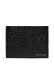 Calvin Klein Portfel Warmth Bifold 5Cc W/ Coin L K50K507896 Czarny. Czarne portfele męskie Calvin Klein, bez wzorów, ze skóry. Za 209.99 zł.