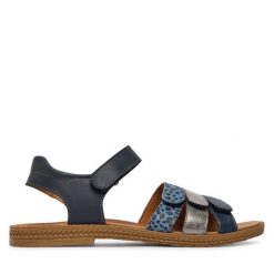 Sandały Primigi. Niebieskie sandały dziewczęce Primigi, bez zapięcia. Za 249.99 zł.