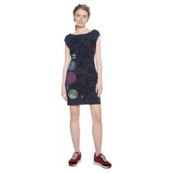 Desigual Sukienka Damska Chrystel Xxl Ciemnoniebieski. Sukienki damskie marki Desigual. W wyprzedaży za 285.00 zł.