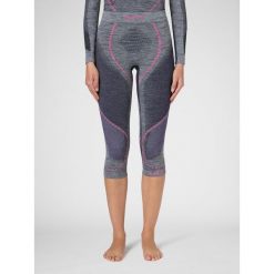 Ambityon Melange 3/4 Thermal Pants. Czarne legginsy damskie UYN, l, bez wzorów, trekkingowe. Za 369.00 zł.
