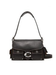 Coach Torebka CU124 LHBLK Czarny. Czarne torebki do ręki damskie Coach, bez wzorów, ze skóry, bez dodatków. Za 2,619.00 zł.