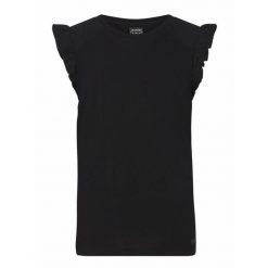 Koszulka dla dziewczynki Protest Prtcrius. Czarne bluzki dla dziewczynek Protest, bez wzorów, bez kołnierzyka, bez ramiączek. Za 170.50 zł.
