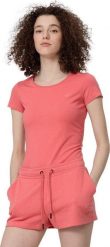 4f T-Shirt 4F H4L22-TSD350 63S H4L22-TSD350 63S pomarańczowy XS. Brązowe t-shirty damskie 4f, l, bez wzorów, bez kołnierzyka. Za 27.99 zł.