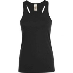 Tank Top Dla Pań I Panów Justin. Brązowe koszulki sportowe damskie SOL'S, xl, bez wzorów, bez kołnierzyka, bez ramiączek. Za 40.99 zł.