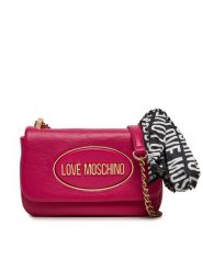 LOVE MOSCHINO Torebka JC4032PP1LLE162A Różowy. Czerwone torebki do ręki damskie Love Moschino, bez wzorów, ze skóry, wizytowe, bez dodatków. Za 689.99 zł.