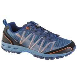 Buty do biegania męskie, CMP Altak WP Trail. Niebieskie buty sportowe męskie CMP, z gumy, bez zapięcia, do biegania. Za 511.00 zł.