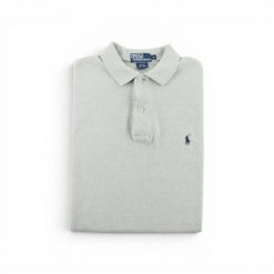 Second life - Polo Ralph Lauren koszulka męska z krótkim rękawem - Stan dobry. Szare koszulki sportowe męskie Ralph Lauren, na lato, l, bez wzorów, z tkaniny, bez kołnierzyka, bez ramiączek, na golfa. Za 106.46 zł.