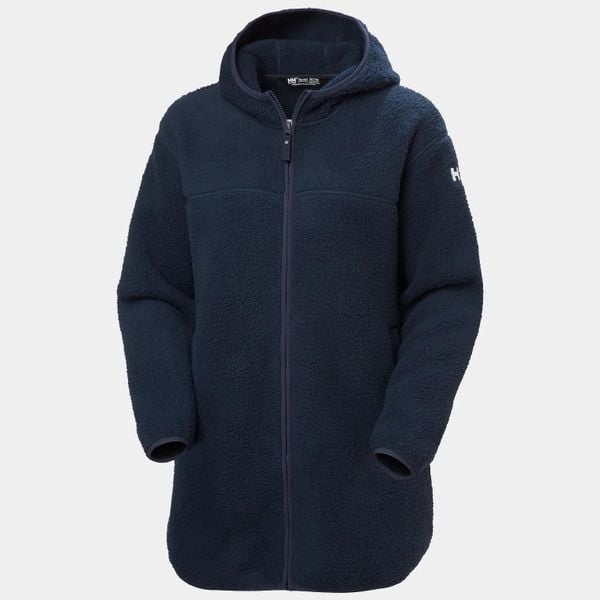 Damska bluza dresowa Helly Hansen Maude Pile. Niebieskie bluzy damskie Helly Hansen, bez wzorów, z dresówki, bez kaptura. W wyprzedaży za 478.50 zł.
