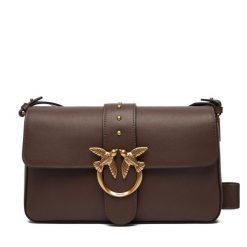 Torebka PINKO. Brązowe torebki do ręki damskie Pinko, bez wzorów, klasyczne, bez dodatków. Za 1,579.00 zł.
