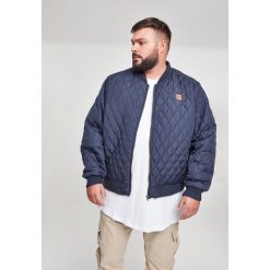 Parka Urban Classic diamond nylon GT. Niebieskie kurtki męskie Urban Classics, na zimę, m, bez wzorów, z nylonu, bez kaptura. Za 275.00 zł.