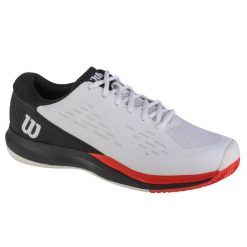 Buty do tenisa męskie, Wilson Rush Pro Ace Clay. Białe buty sportowe męskie Wilson, z materiału, bez zapięcia, tenisowe. Za 478.00 zł.