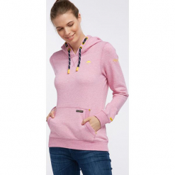 Bluza w kolorze jasnoróżowym. Czerwone bluzy damskie marki Schmuddelwedda, z haftami. W wyprzedaży za 217.95 zł.