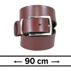Pasek do Spodni, Brązowy 90 cm, Skórzany, Elegancki, Możliwość Skrócenia -ZET. Brązowe paski damskie Zet, bez wzorów, ze skóry, eleganckie. Za 89.00 zł.