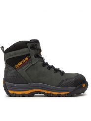 CAT Footwear Trapery Munising 6'' CT S3 P720161 Szary. Szare śniegowce i trapery męskie CAT Footwear, z nubiku, bez zapięcia. Za 799.99 zł.
